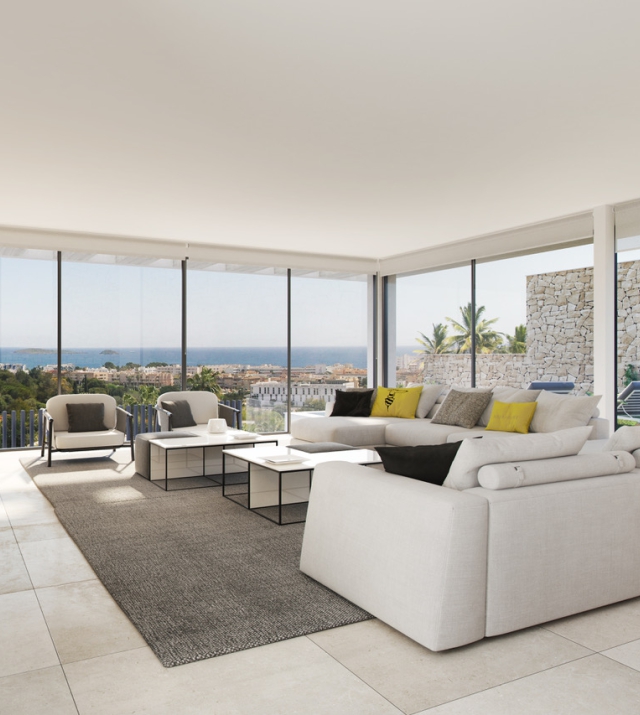 resa estates 11 villas Santa eulalia ibiza private pools render interior living room sofa .jpg